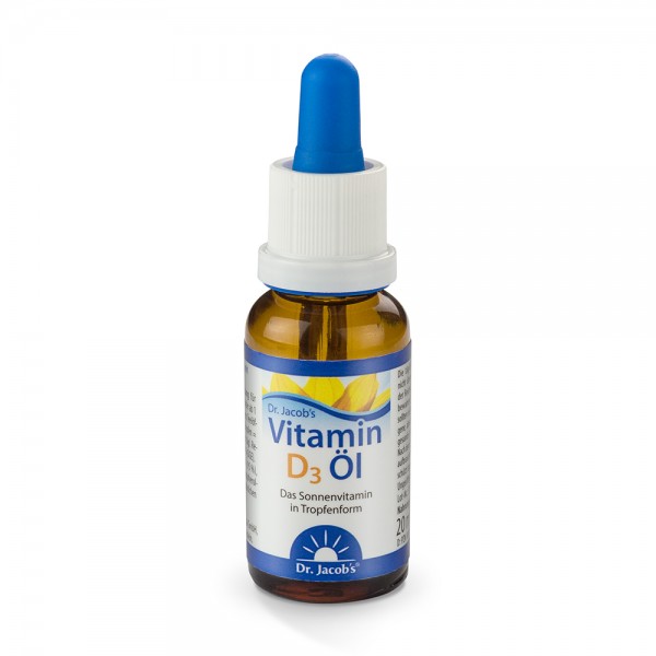 Dr. Jacob&#039;s Vitamin D3 Öl 20 ml