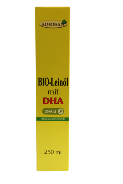 Leinöl mit DHA u. EPA 250ml, 1. Kaltpressung BIO omega-safe