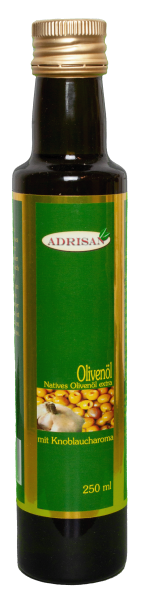 Olivenöl mit Knoblauch extra vergine